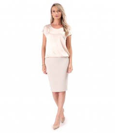 Bluza eleganta lejera din viscoza satinata
