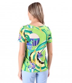 Bluza din jerse elastic de viscoza
