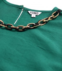 Rochie eleganta lunga din stofa cu viscoza