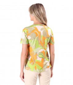 Bluza din jerse elastic de viscoza